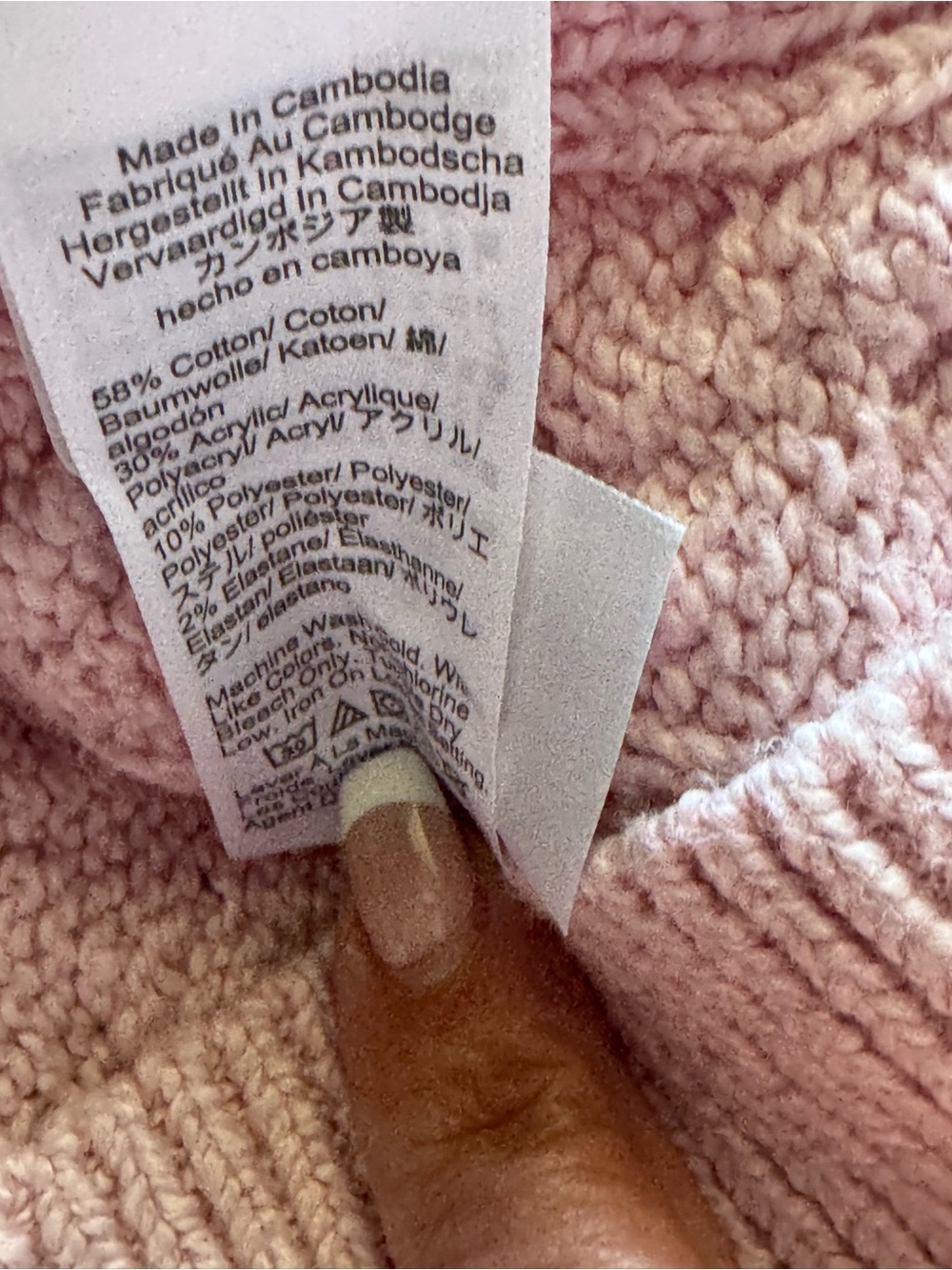 New! J.Crew Cable mockneck sweater in Lovely Pink - Picture 3 of 3